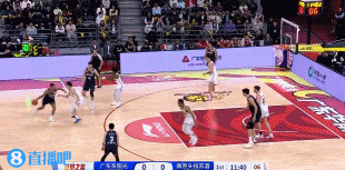 先聲奪人！胡明軒和杜潤旺相繼三分穿針 廣東開局6-0領(lǐng)先