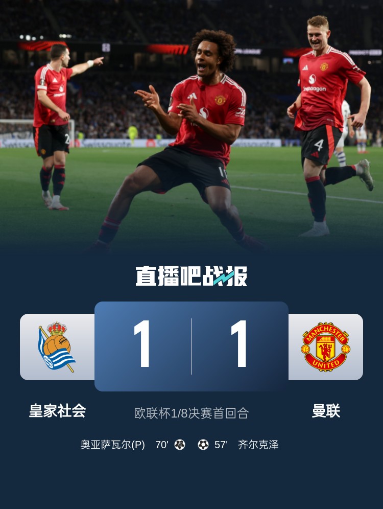 能否拿下歐聯(lián)杯？曼聯(lián)本賽季歐聯(lián)杯繼續(xù)不敗，9場5勝4平